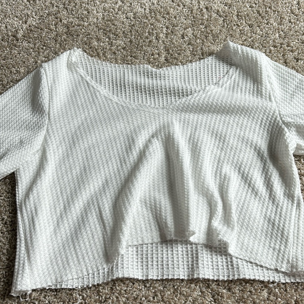 shein top size small white